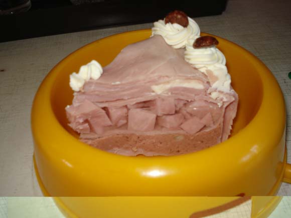 Porce psího dortu obrázek 3054